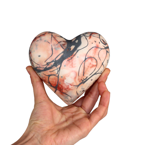 Heart L Saggar Fired