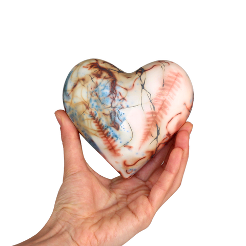 Heart L Saggar Fired