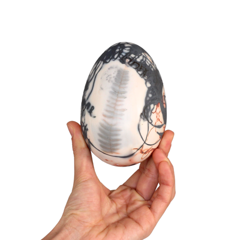 Egg L Saggar Fired
