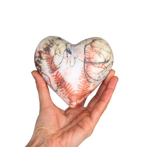 Heart L Saggar Fired