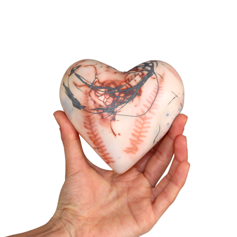 Heart L Saggar Fired