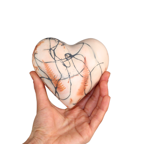 Heart L Saggar Fired