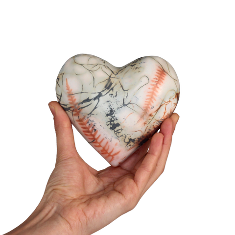 Heart L Saggar Fired