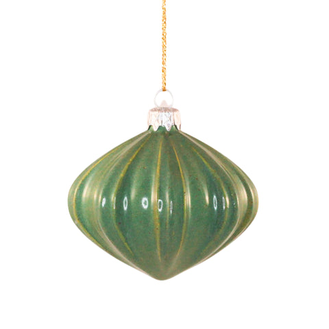 Porcelain Christmas Bauble - Deep Woodland
