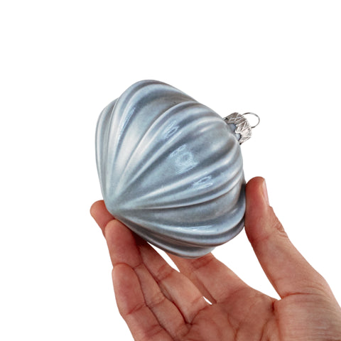 Porcelain Christmas Bauble - Smoky Moon