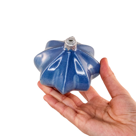 Porcelain Christmas Bauble - Celestial Wave