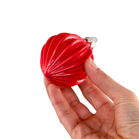 Porcelain Christmas Bauble - Pomegranate Flame