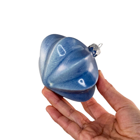Porcelain Christmas Bauble - Celestial Wave