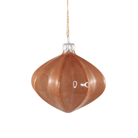 Porcelain Christmas Bauble - Amber Earth