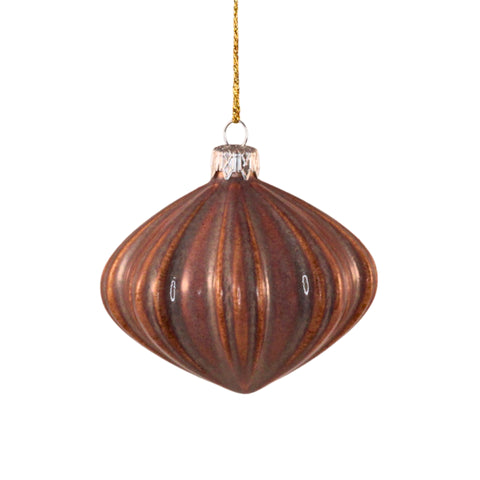 Porcelain Christmas Bauble - Twilight Bark