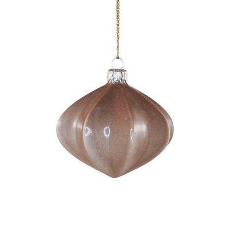 Porcelain Christmas Bauble - Ash Plum