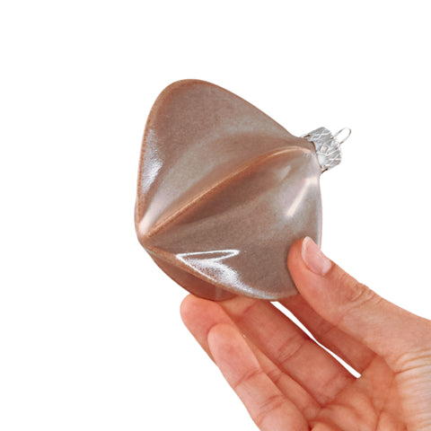 Porcelain Christmas Bauble - Dusky Hazel