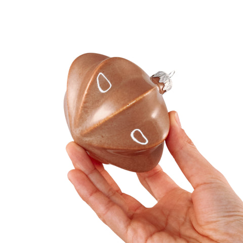 Porcelain Christmas Bauble - Amber Earth