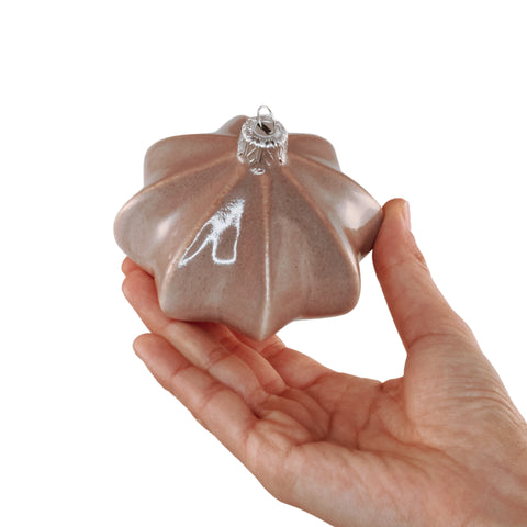 Porcelain Christmas Bauble - Ash Plum