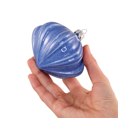 Porcelain Christmas Bauble - Blue Dusk