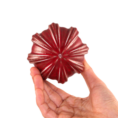 Porcelain Christmas Bauble - Blazing Hearth