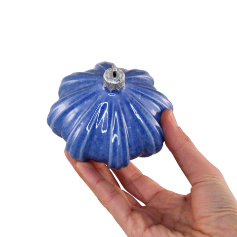 Porcelain Christmas Bauble - Blue Dusk