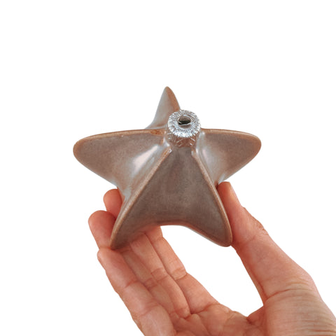 Porcelain Christmas Bauble - Dusky Hazel