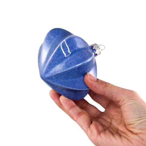 Porcelain Christmas Bauble - Blue Forest