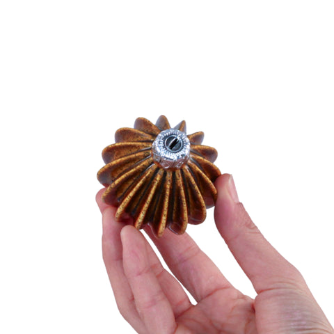 Porcelain Christmas Bauble - Amber Flame