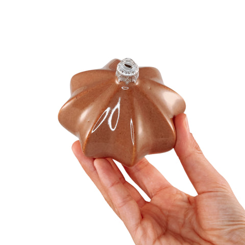 Porcelain Christmas Bauble - Amber Earth