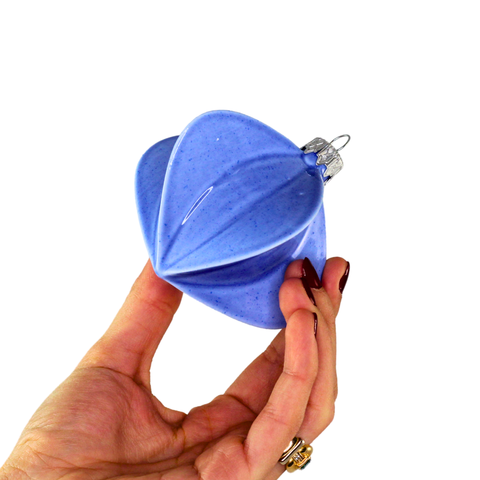 Porcelain Christmas Bauble - Snowman