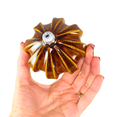 Porcelain Christmas Bauble - Caramel