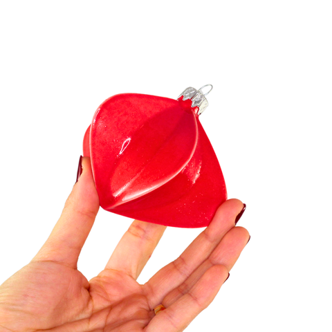 Porcelain Christmas Bauble - Berry