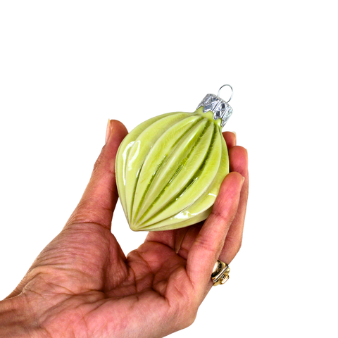 Porcelain Christmas Bauble - Holly