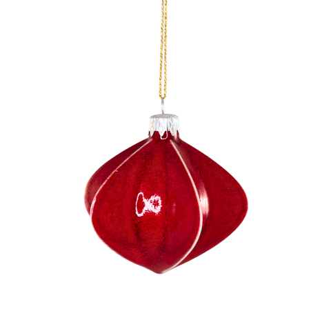 Porcelain Christmas Bauble - Rudolph