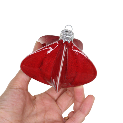 Porcelain Christmas Bauble - Rudolph