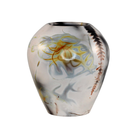 Saggar fired vase