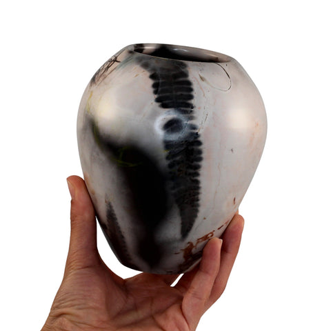 Saggar fired vase
