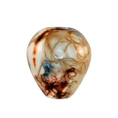 Saggar fired vase