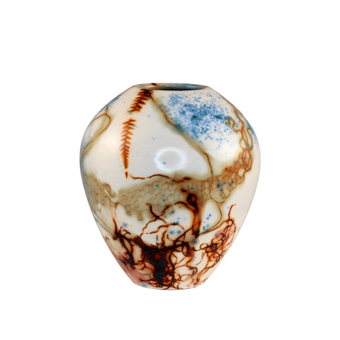 Saggar fired vase