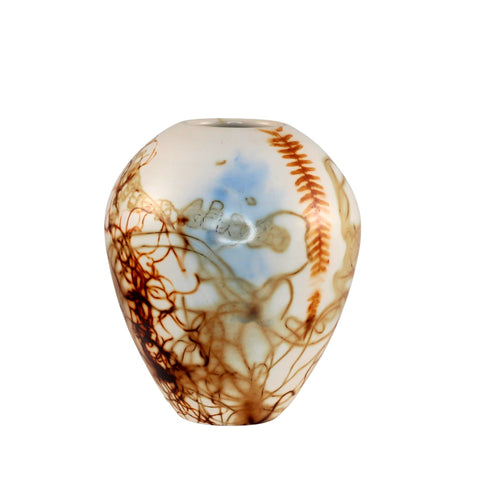 Saggar fired vase