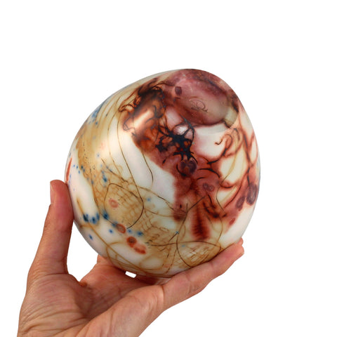 Saggar fired vase