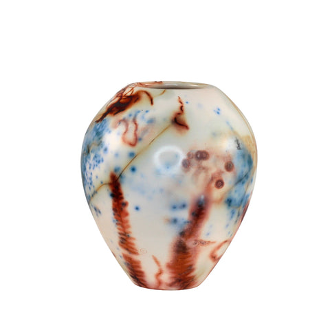 Saggar fired vase