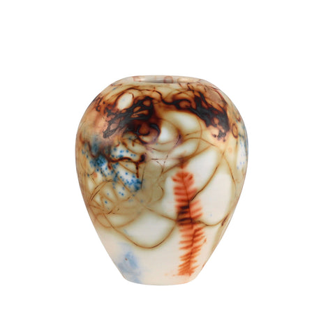 Saggar fired vase