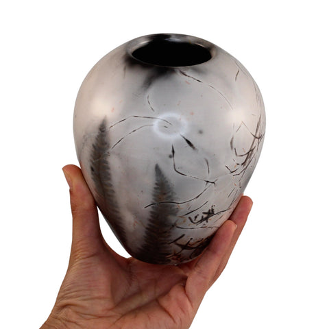Saggar fired vase