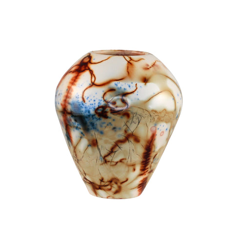 Saggar fired vase