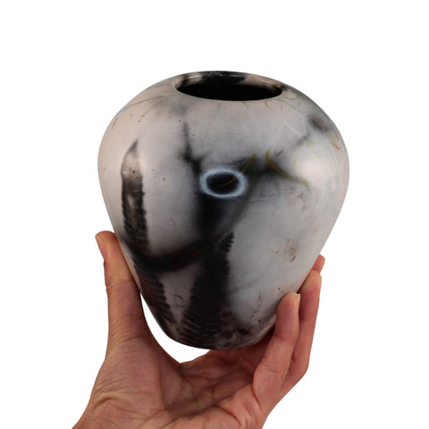 Saggar fired vase