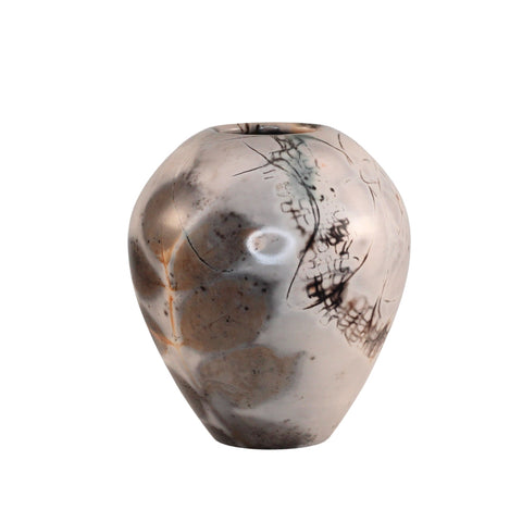 Saggar fired vase