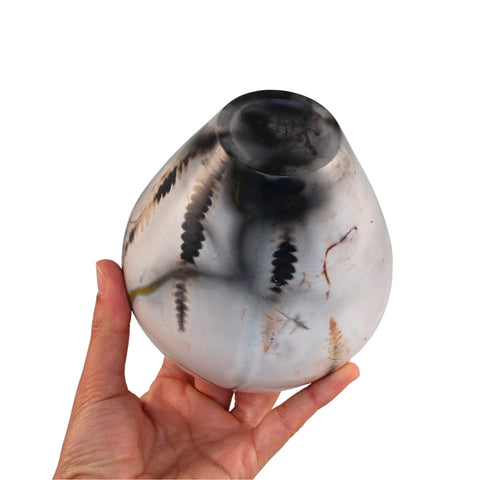 Saggar fired vase
