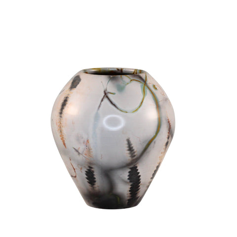 Saggar fired vase