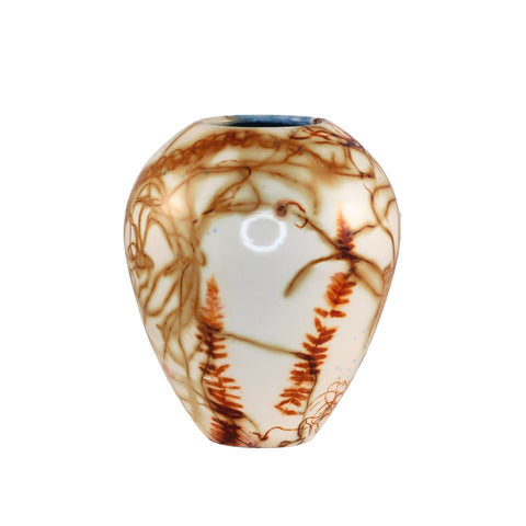 Saggar fired vase