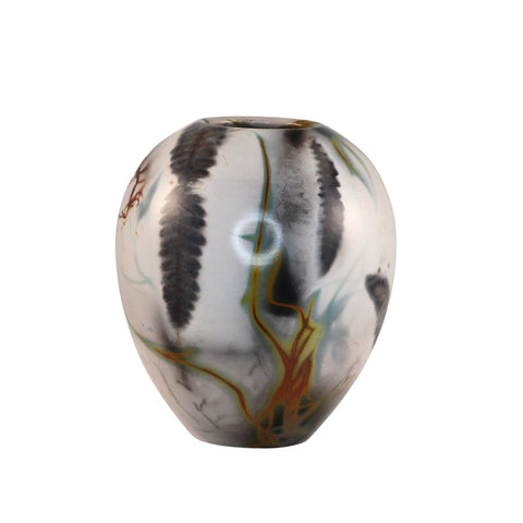 Saggar fired vase