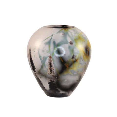 Saggar fired vase