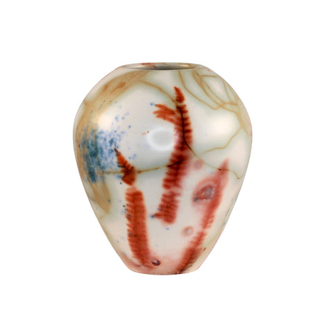 Saggar fired vase