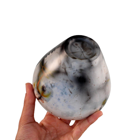 Saggar fired vase
